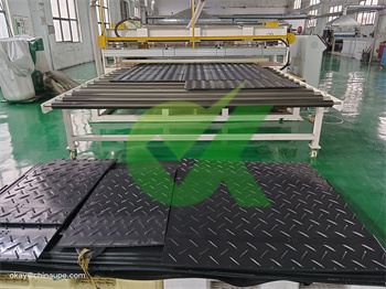 outdoor plastic ground protection boards 12mm thick for swamp ground